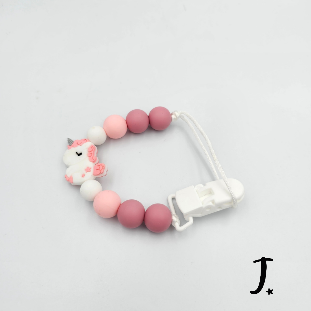 Short Unicorn Silicone Dummy Clip