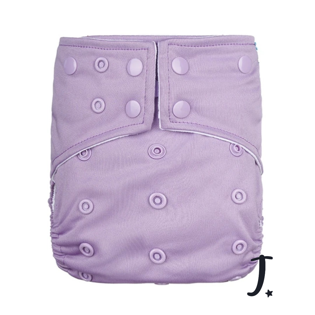 Grey lining pocket purple