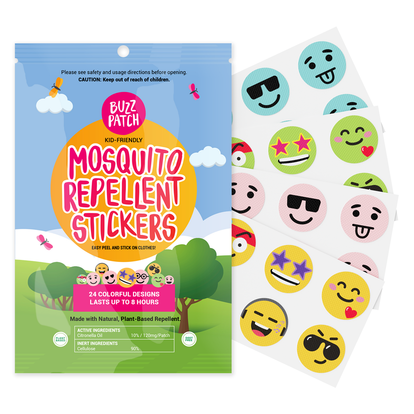 BuzzPatch - Mosquito Repellent Patches