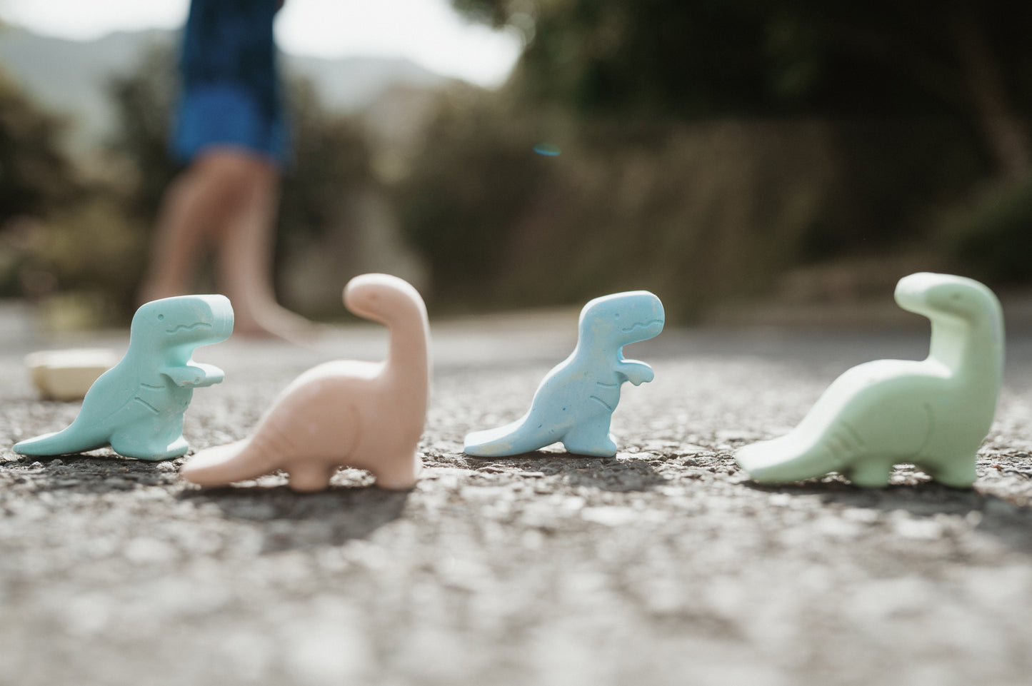 Sidewalk scribbles - DINOSAUR SIDEWALK CHALK SET