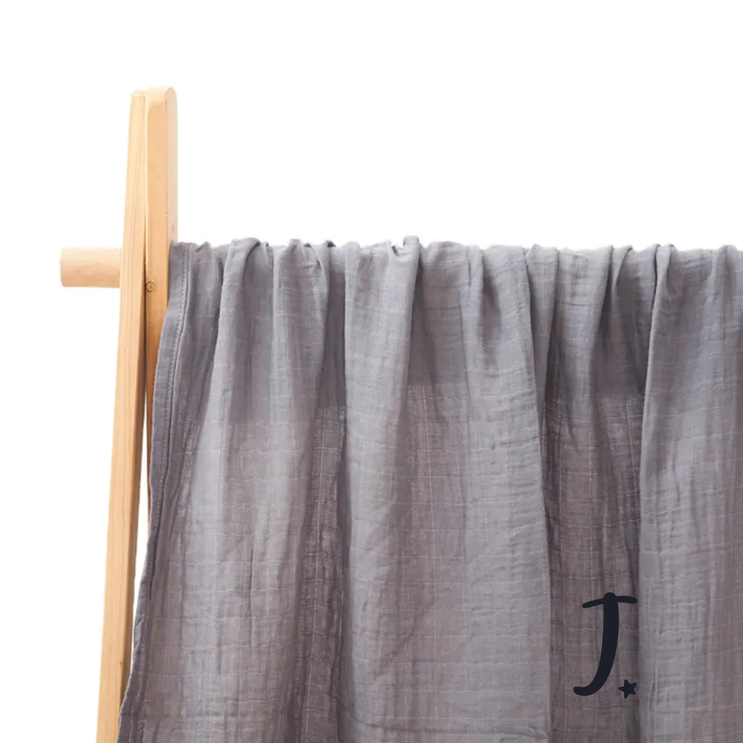 100% Cotton muslin blanket - Plain colors