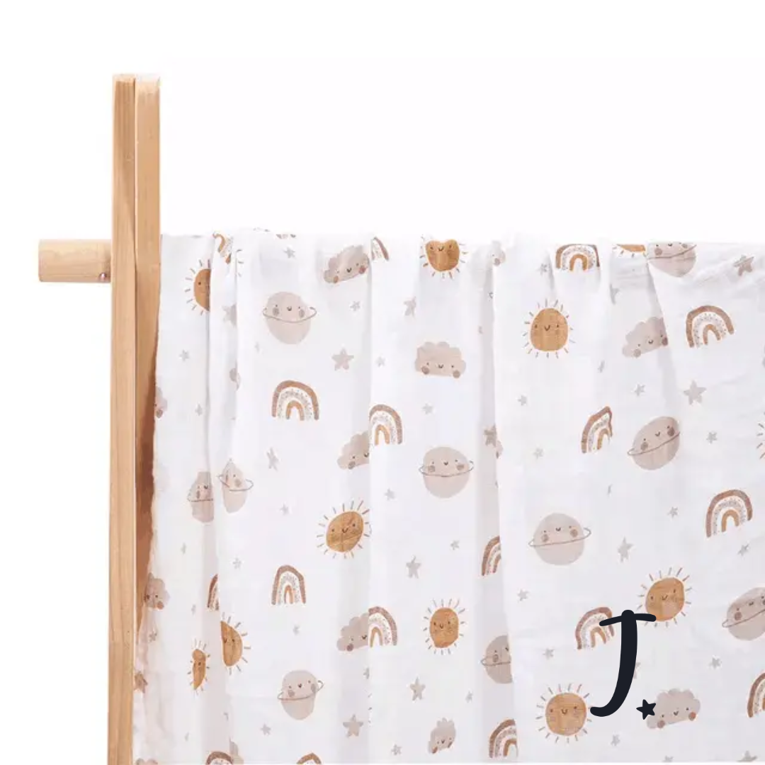 Bamboo cotton muslin blanket - Various prints