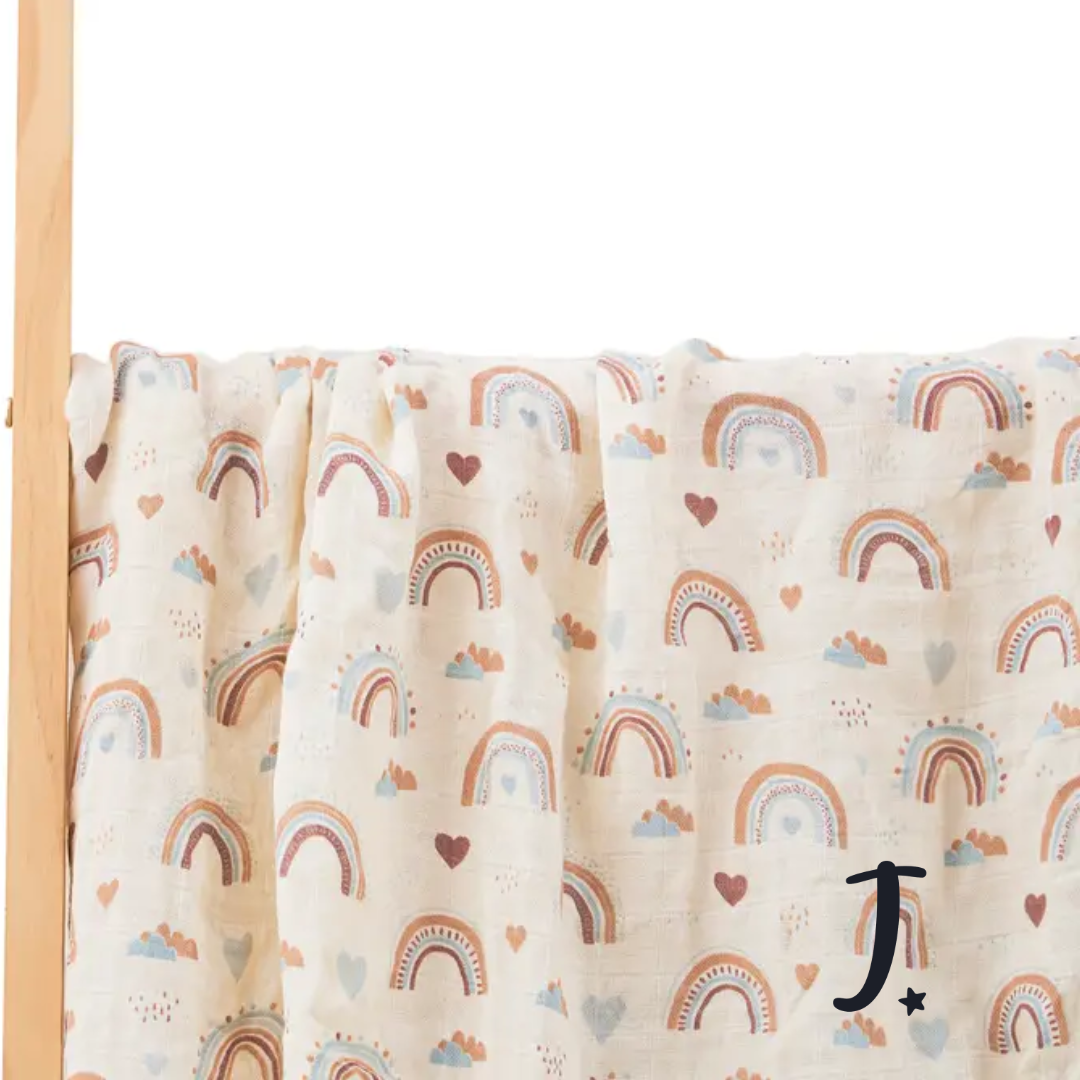 Bamboo cotton muslin blanket - Various prints