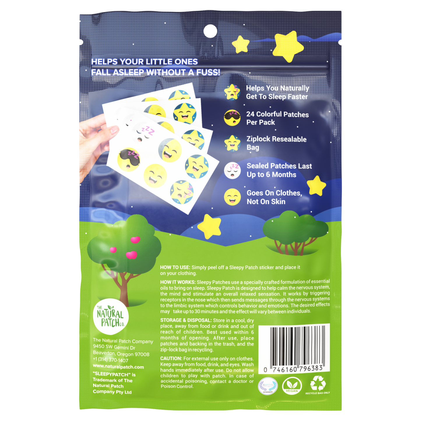 The Stress busting bundle - Mood calming patch & Sleepy patch