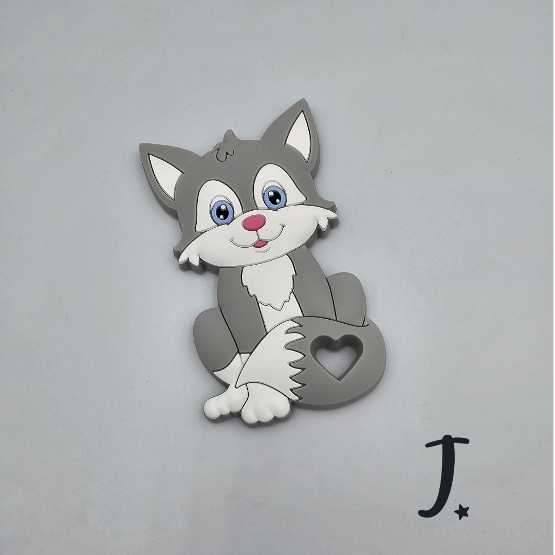 Silicone character teether