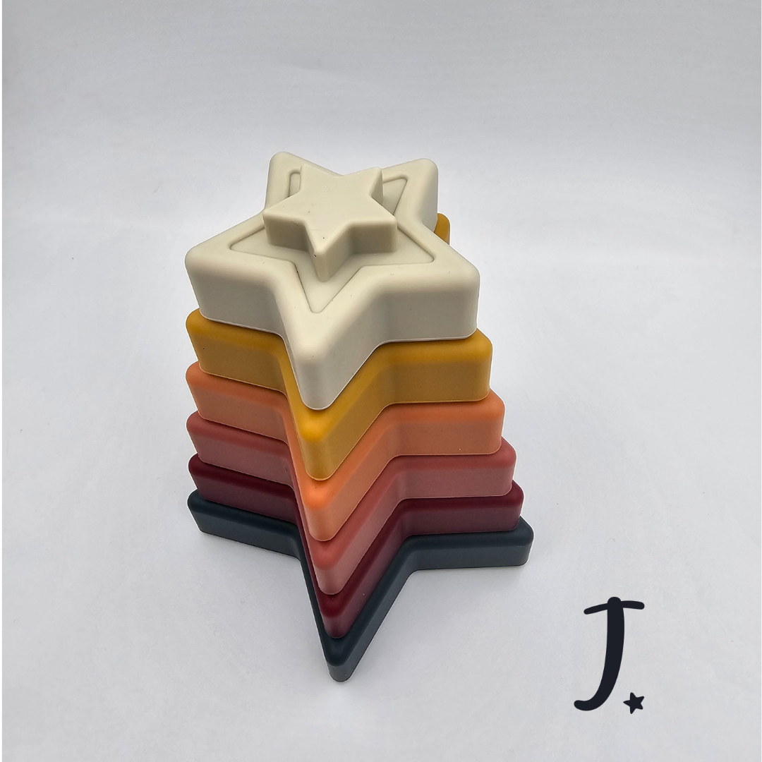 Star or shape stacking toy
