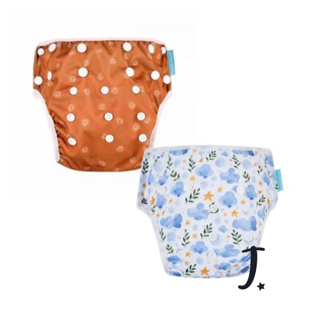 Sun & Clouds swim diaper 2 pack