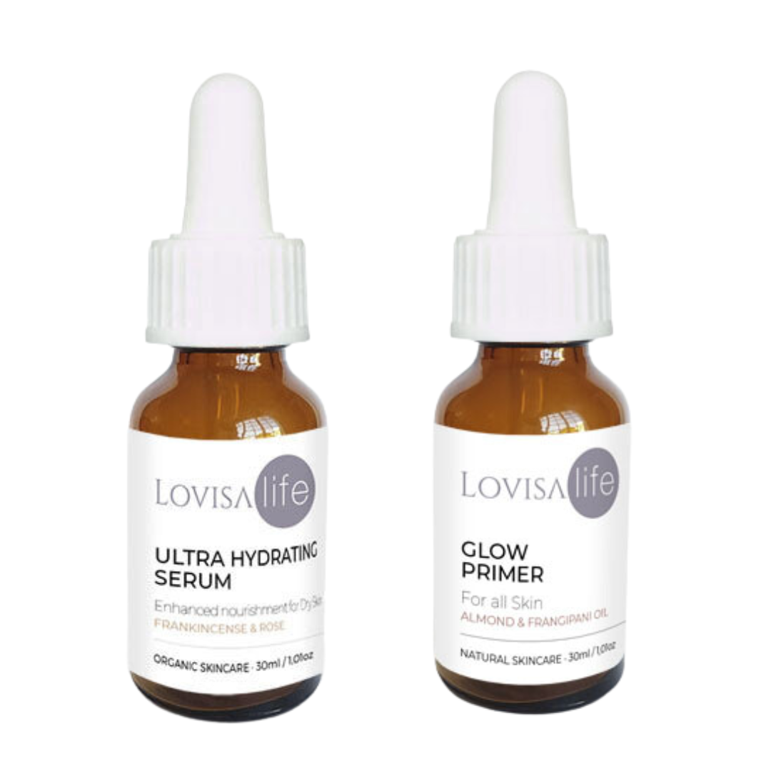 Glow Primer & Serum combo, 30ml bottles