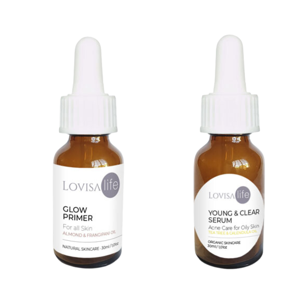 Glow Primer & Serum combo, 30ml bottles