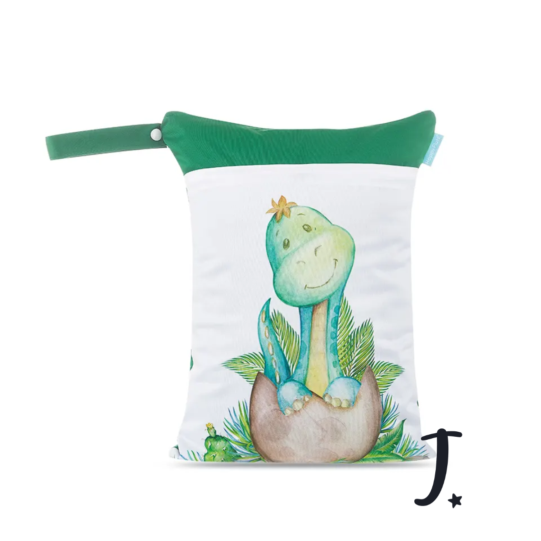 Hatchling dino green wetbag