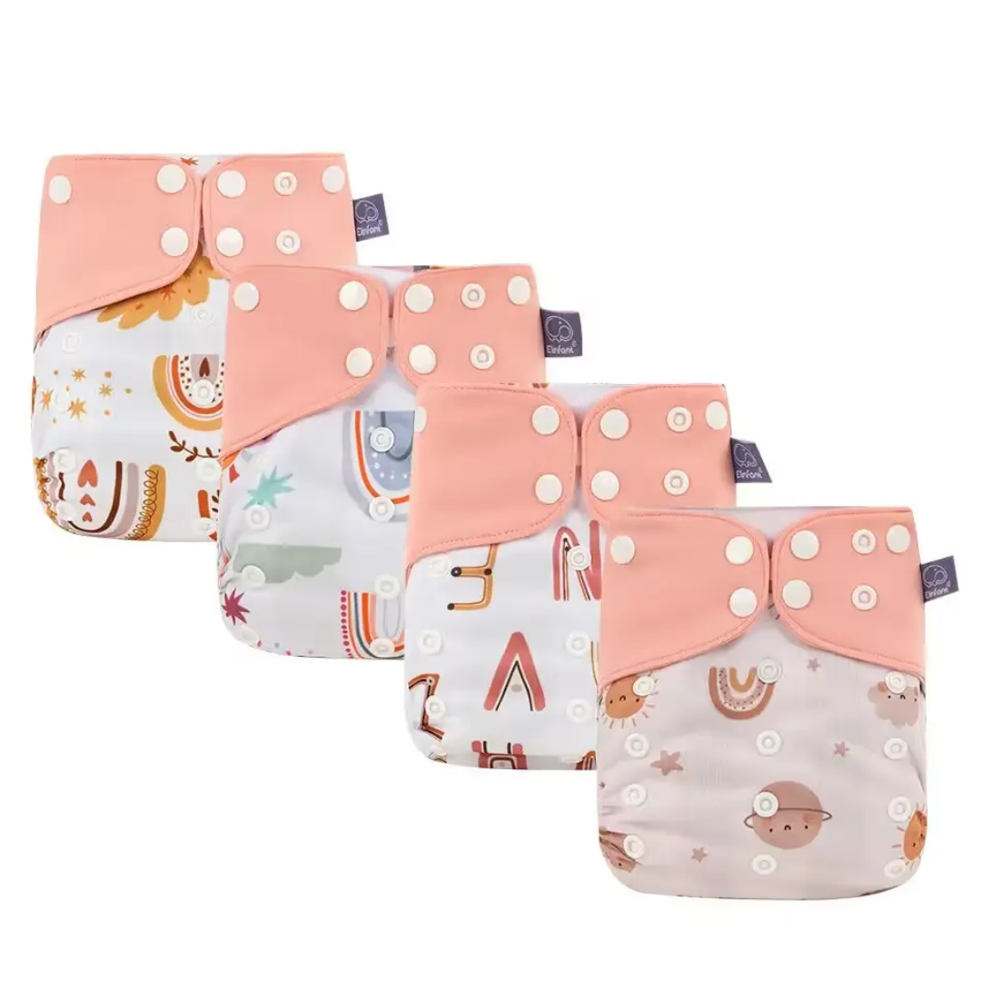 4 pack Elinfant grey lining pockets, Girl dreams