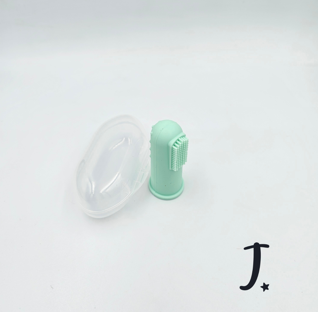 Baby Silicone Finger Toothbrush with Case