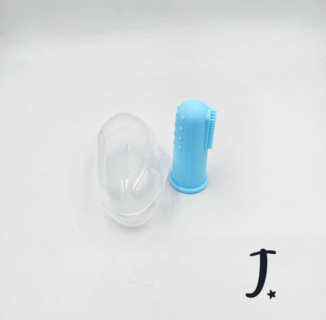 Baby Silicone Finger Toothbrush with Case