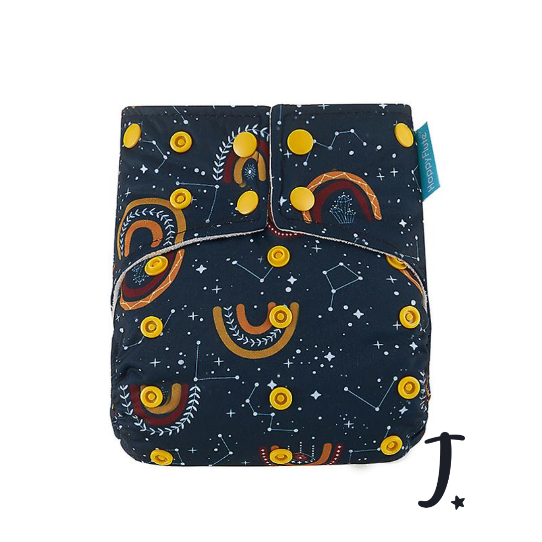 All-In-One Diaper - snap in insert - various prints