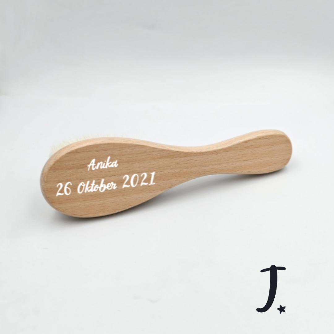 Customized baby hair brush