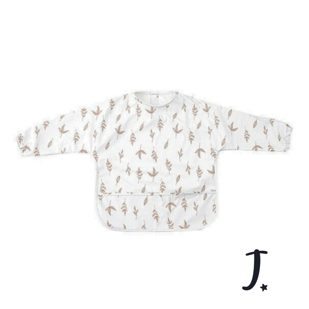 Long sleeve - waterproof feeding and messing play bibs -1-2 years- Various prints