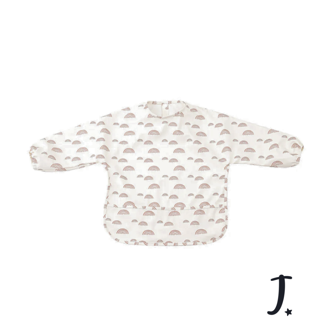 Long sleeve - waterproof feeding and messing play bibs -1-2 years- Various prints