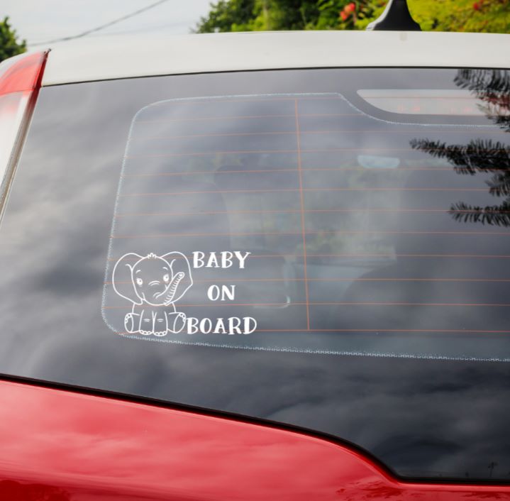 Baby on board - car decals