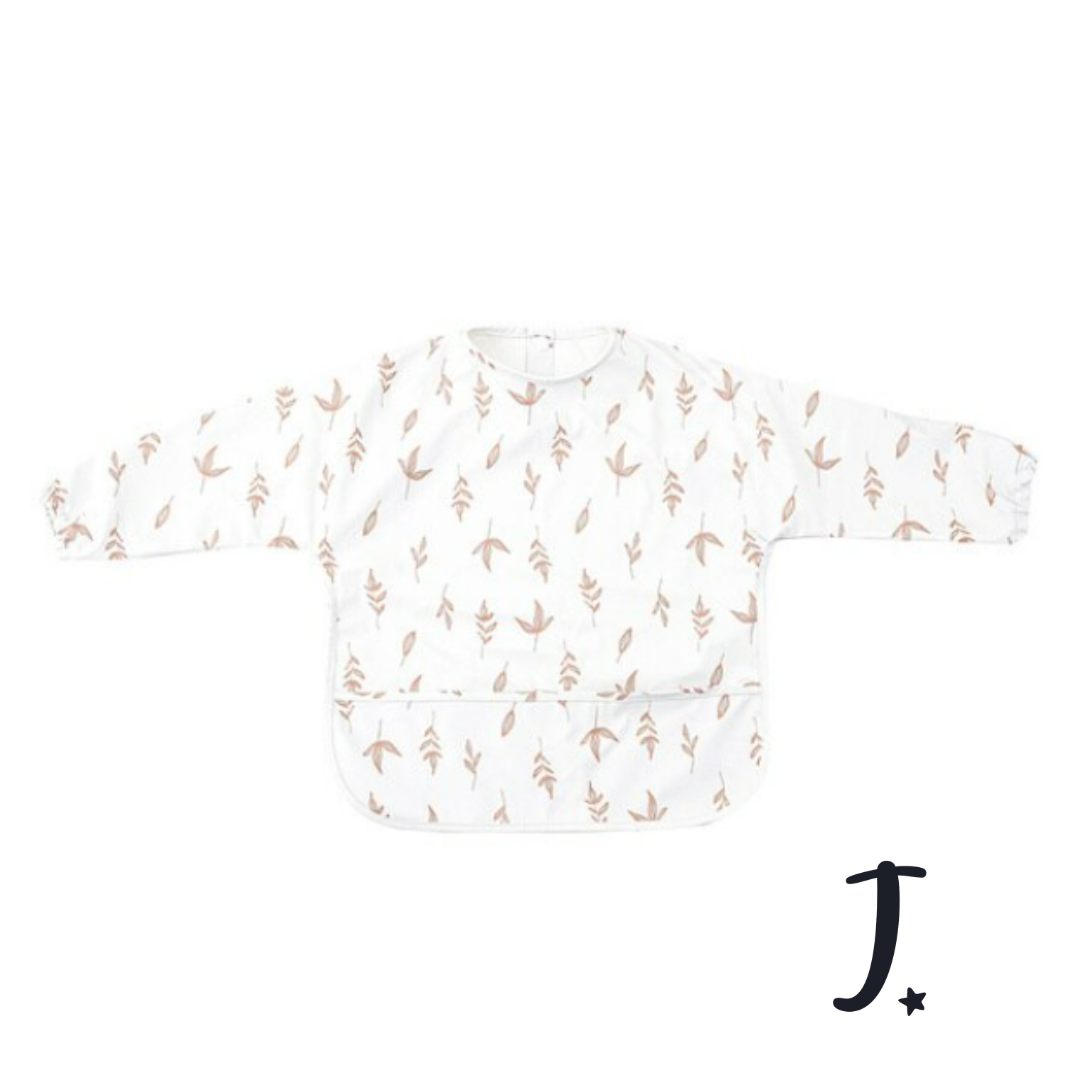 Long sleeve - waterproof feeding and messing play bibs -1-2 years- Various prints