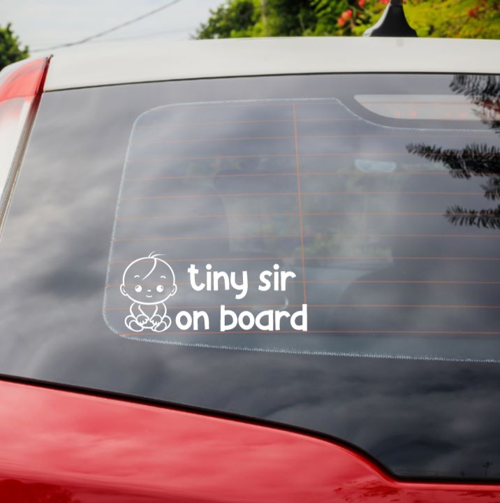 Baby on board - car decals