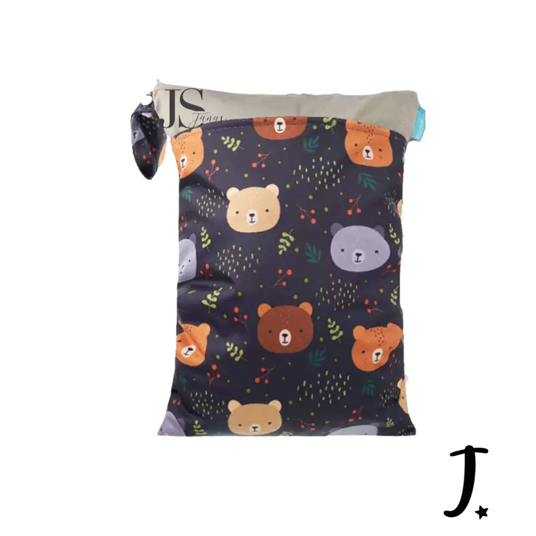 Black Baby animals wet bag
