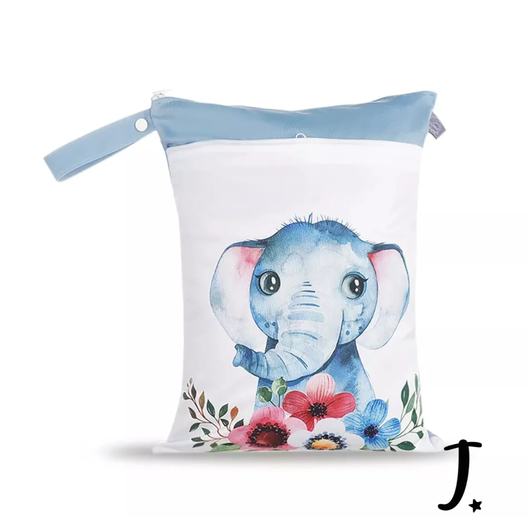 Baby elephant wet bag