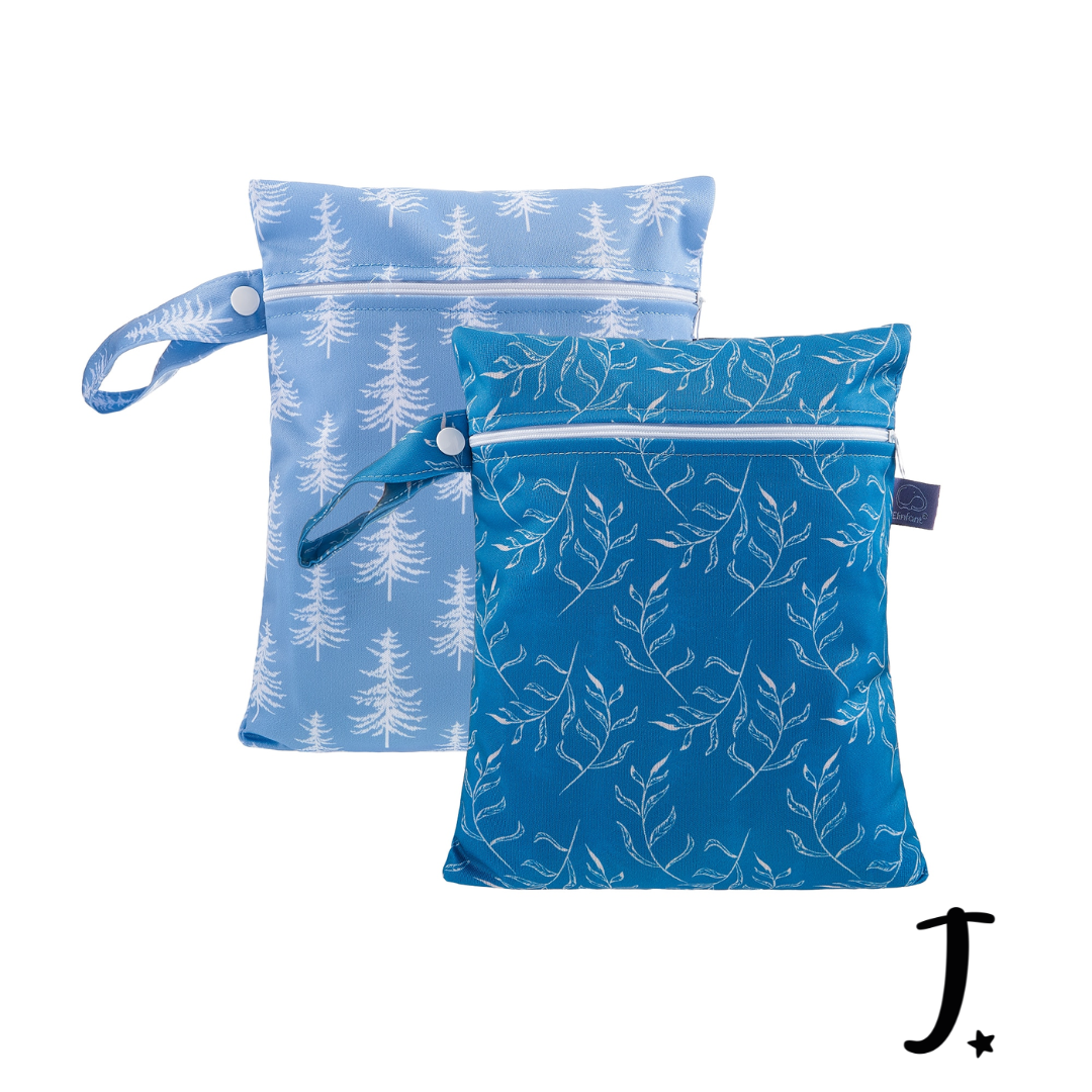 Blue fields small wet bag