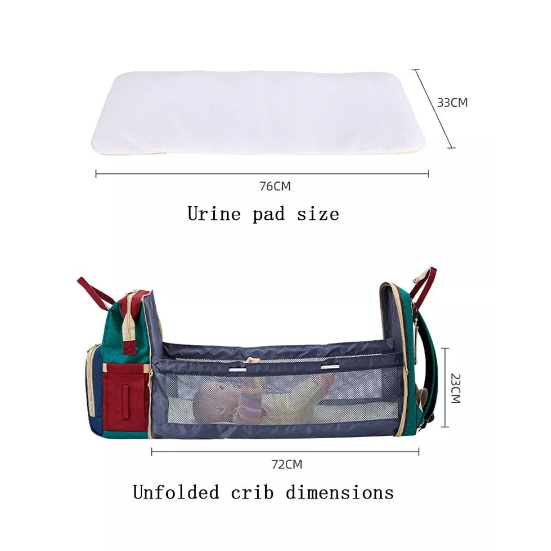 Diaper backpack - blue