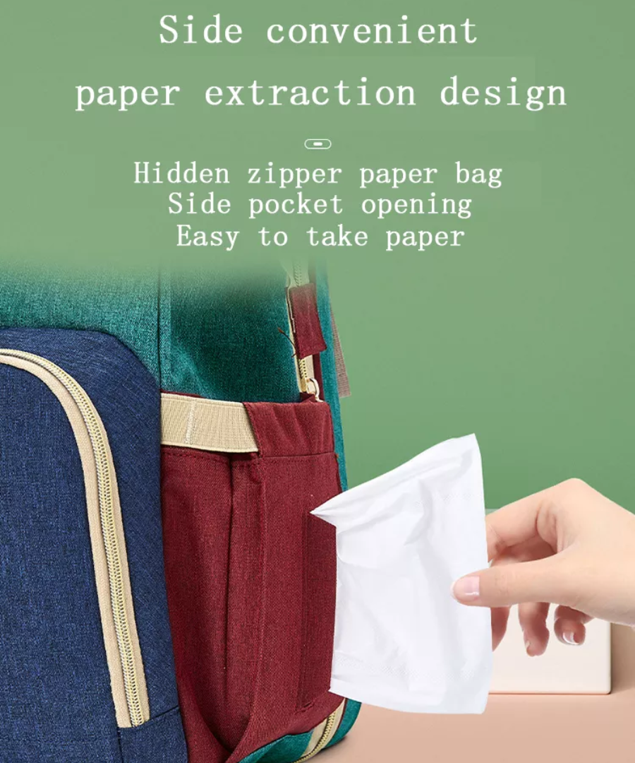 Diaper backpack - blue