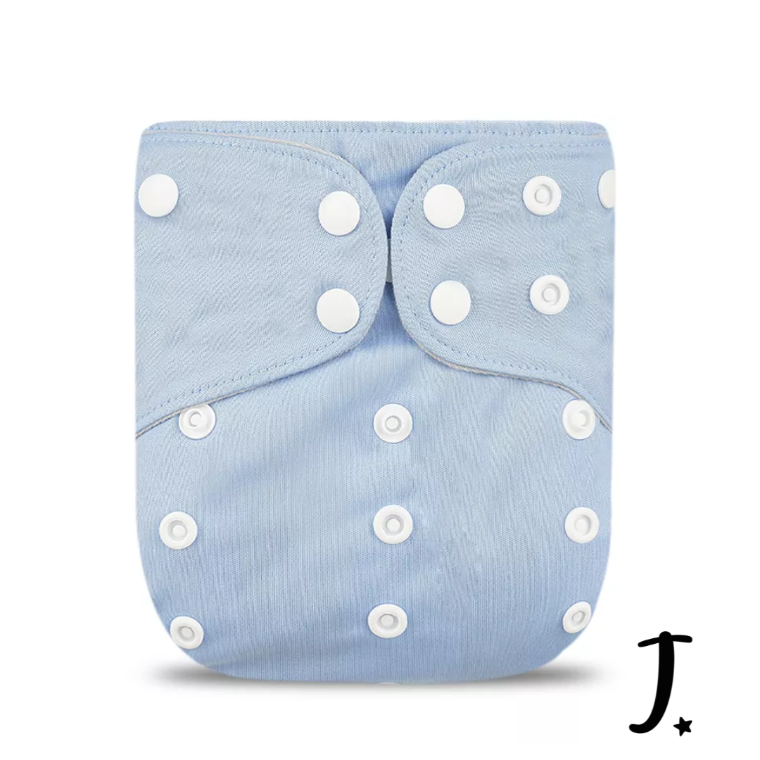 Elinfant grey lining pocket powder blue