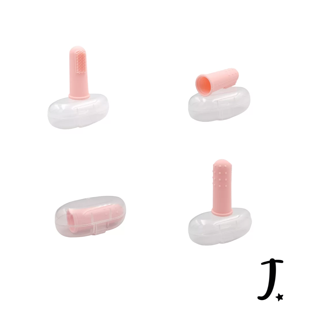Baby Silicone Finger Toothbrush with Case