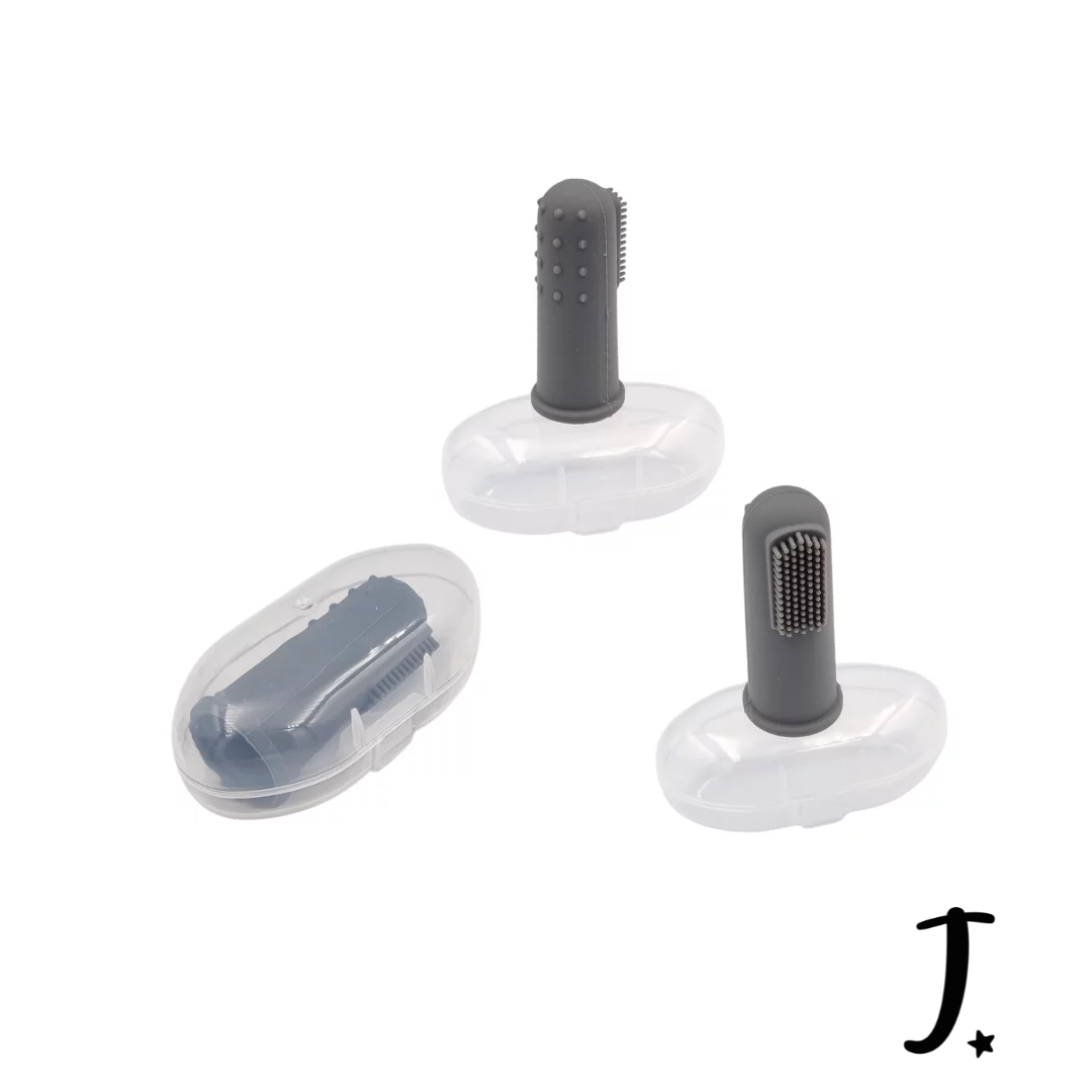 Baby Silicone Finger Toothbrush with Case
