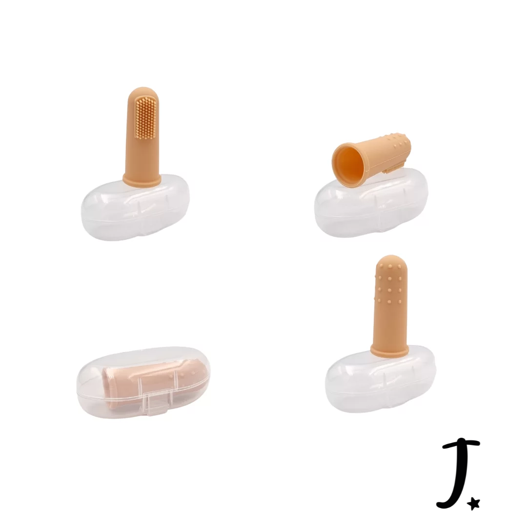 Baby Silicone Finger Toothbrush with Case