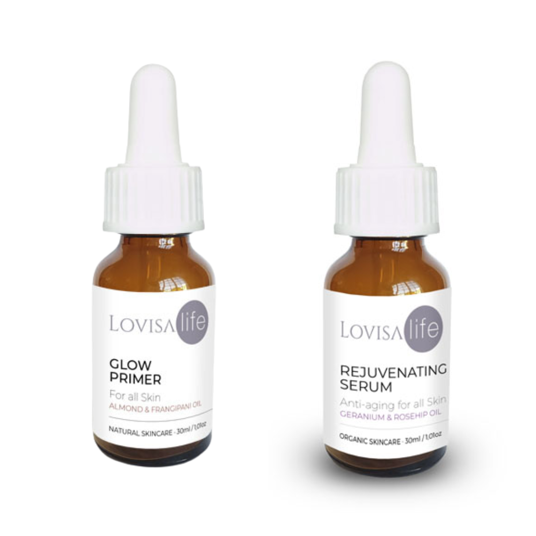Glow Primer & Serum combo, 30ml bottles