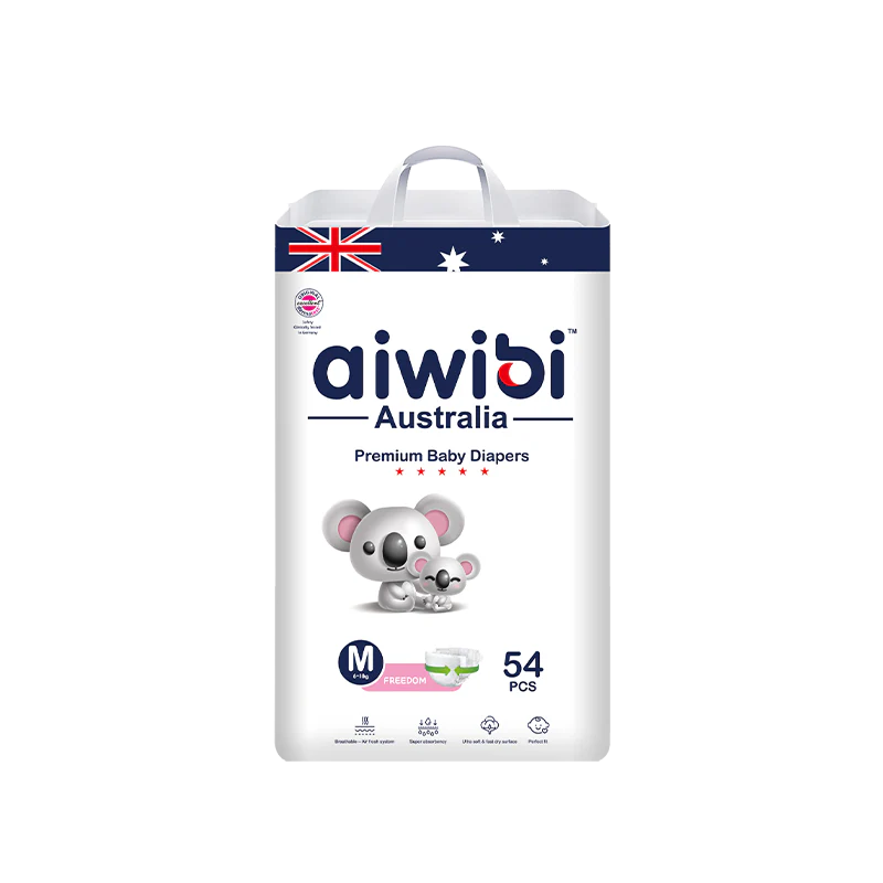 Aiwibi - Comfy Soft Premium Natural Disposable Baby Diapers
