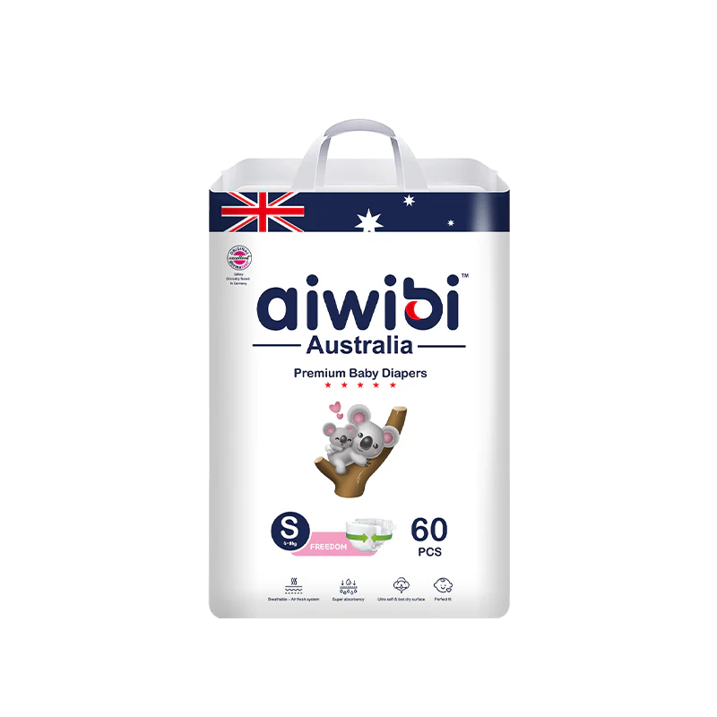 Aiwibi - Comfy Soft Premium Natural Disposable Baby Diapers