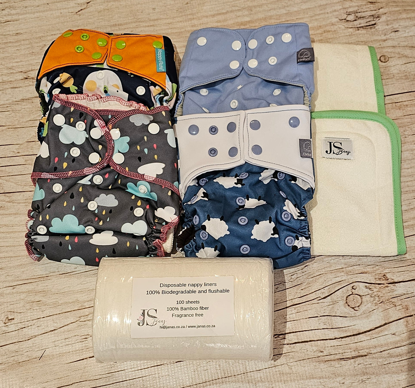 Cloth nappy test pack diapers option 2