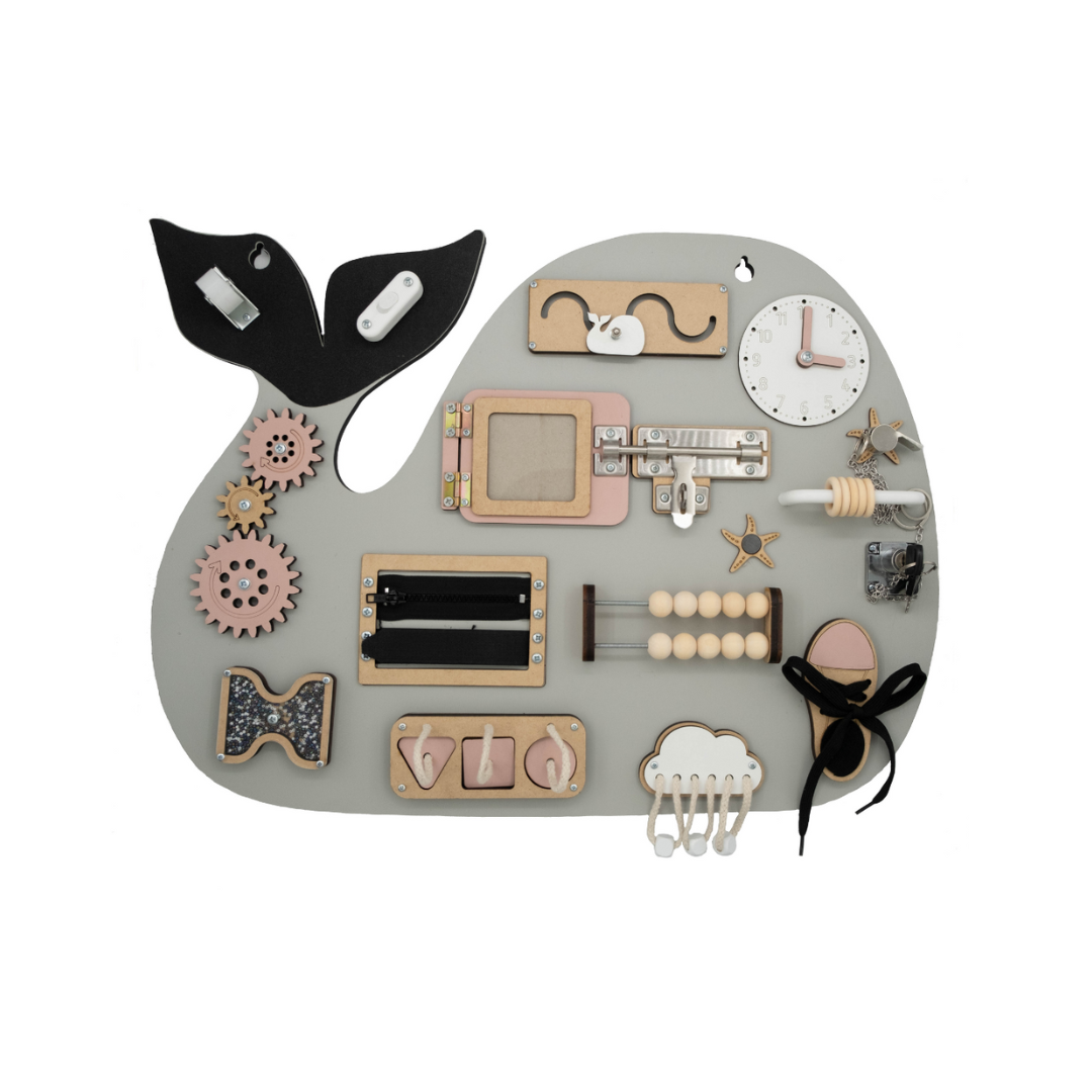 Kiani - Wall-Mounted Activity Board - Wally the Whale