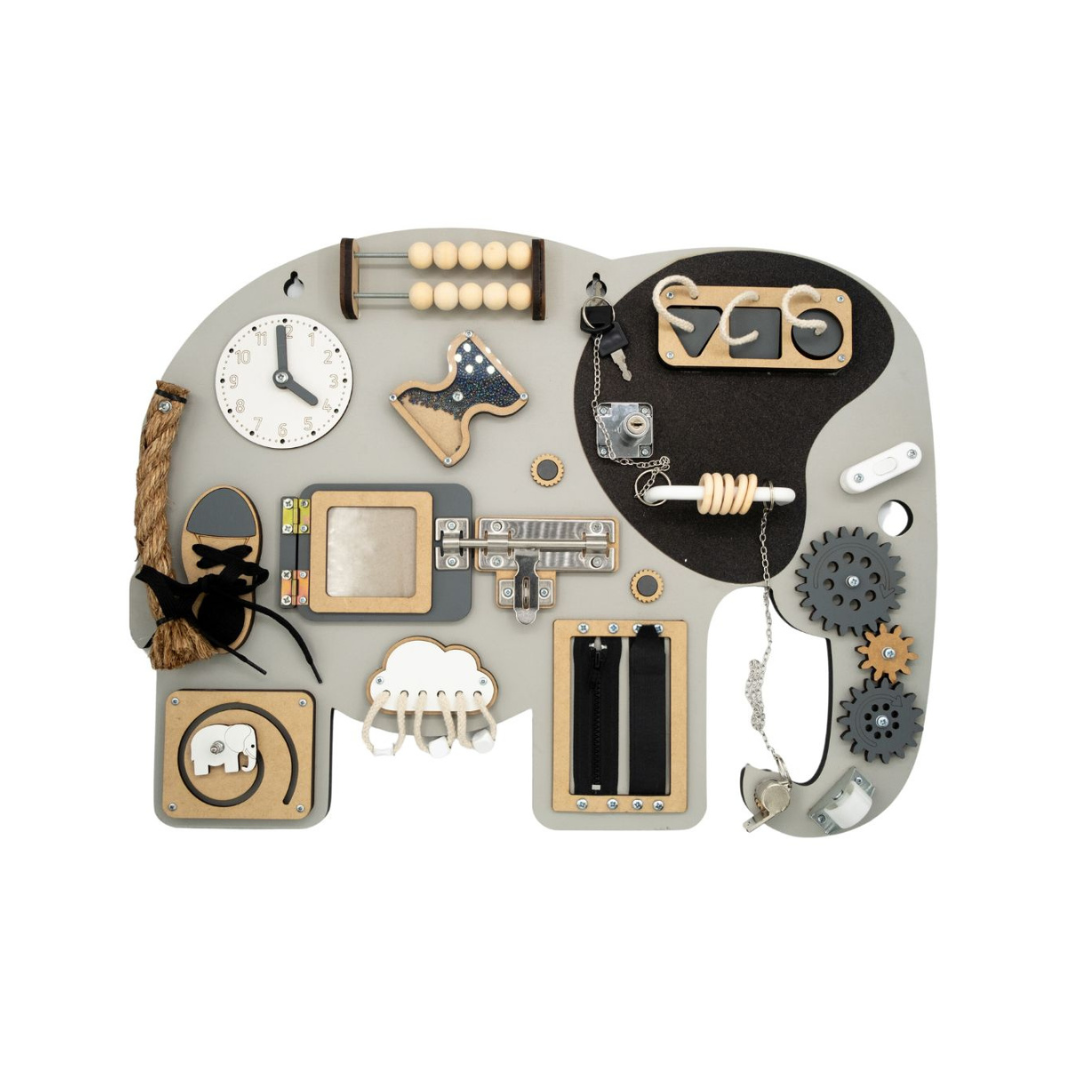 Kiani - Wall-Mounted Activity Board - Ellie the Elephant