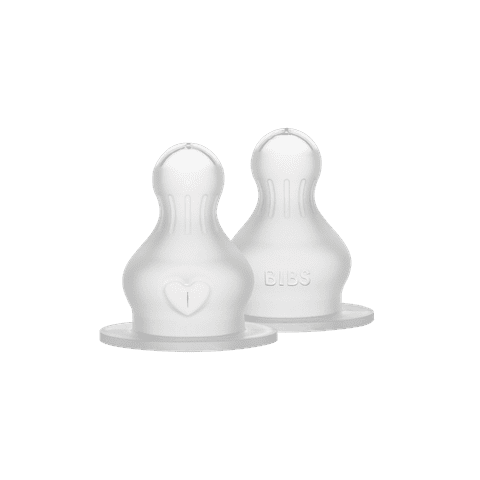 BIBS bottle nipple 2 pack - Silicone