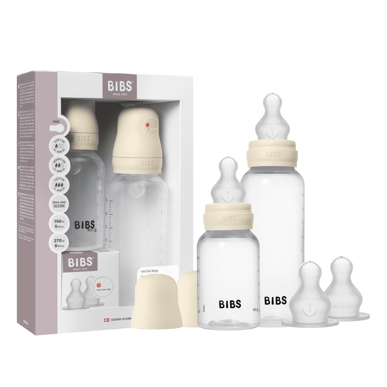 BIBS Grow and Flow round set - Silicone