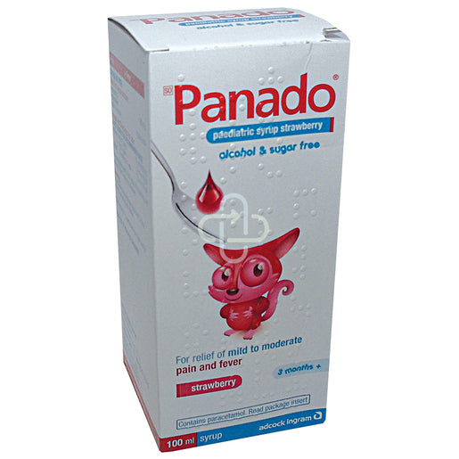Panado Paediatric Syrup 50ml Strawberry