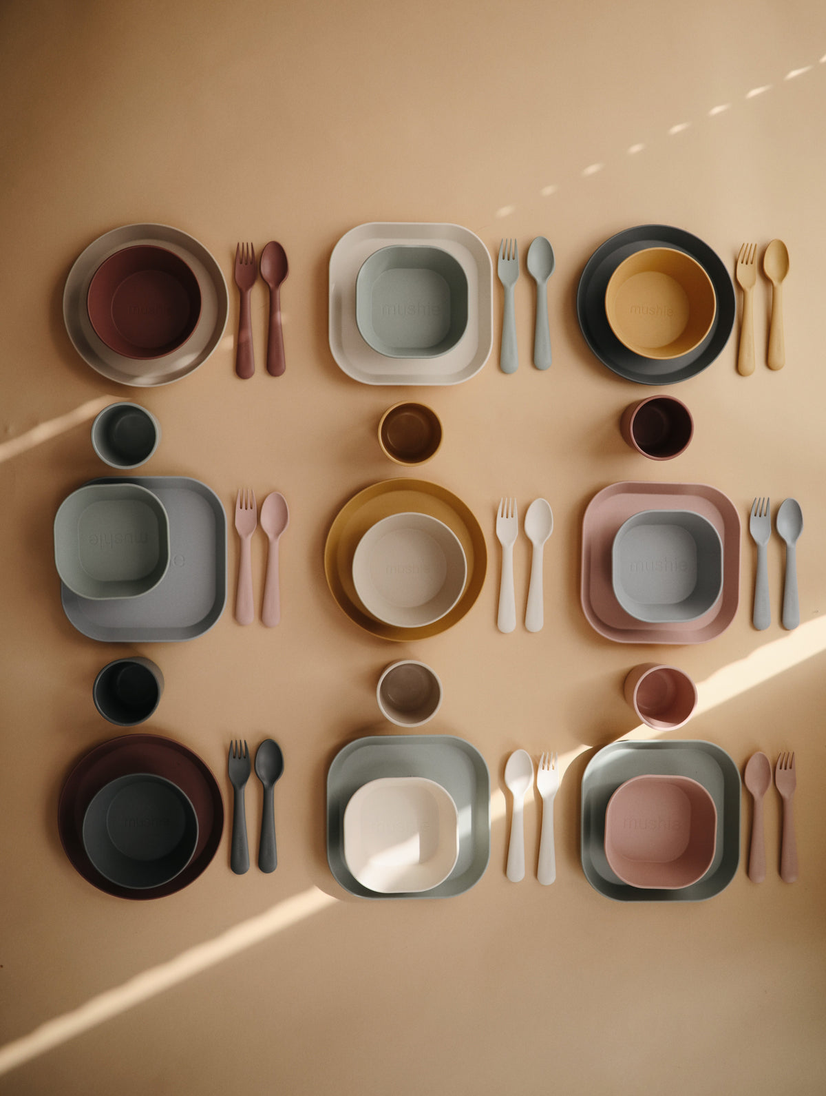Mushie Round Dinnerware Bowls 2-Pack