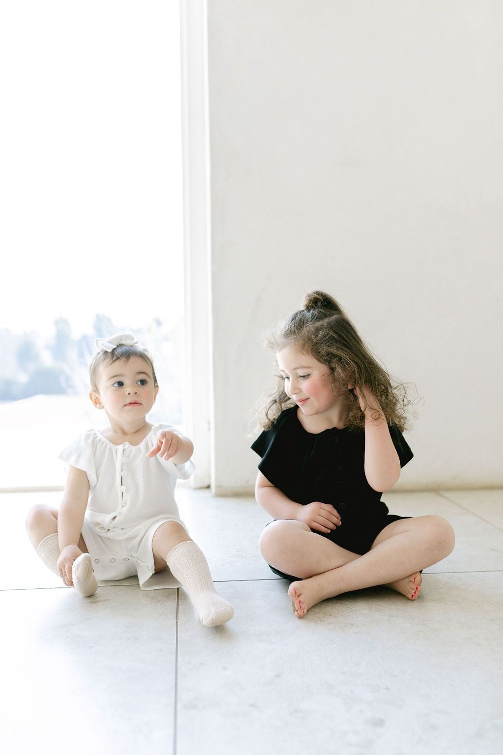 Eternal Spring - White Romper