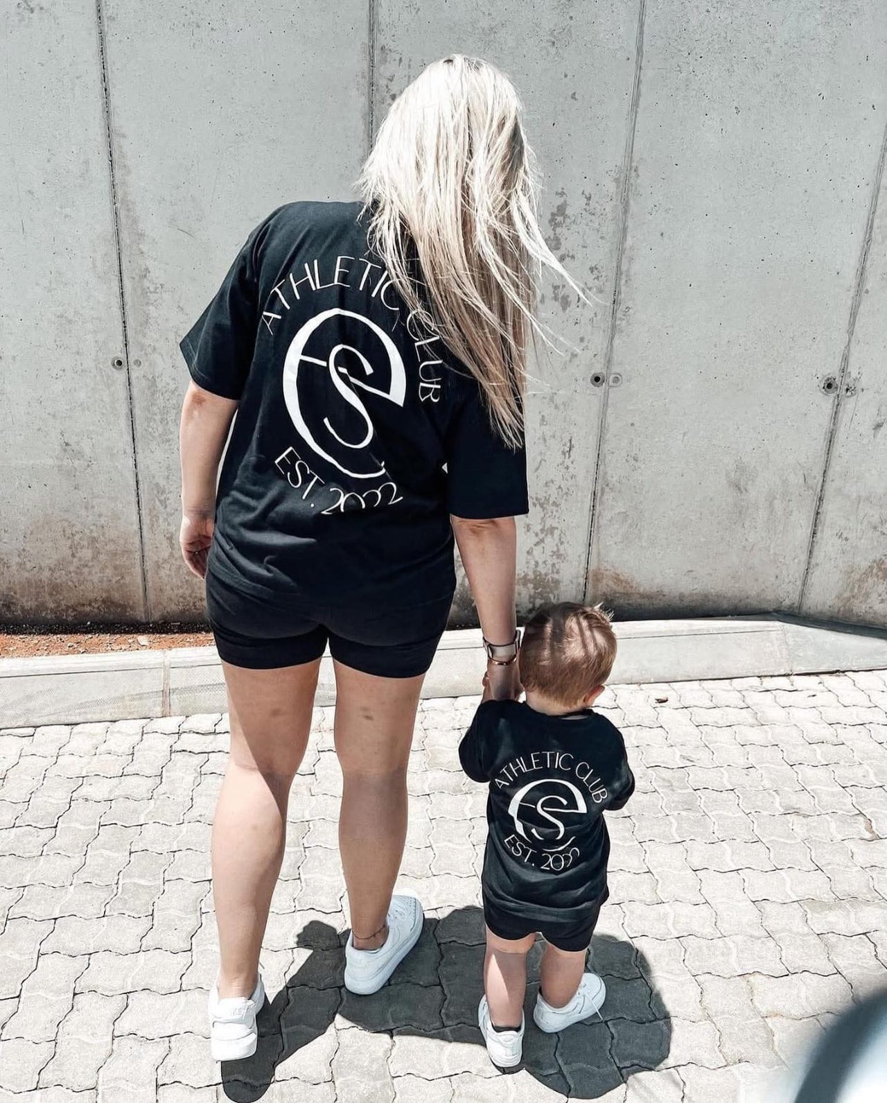 Eternal Spring - T-shirt and Shorts Toddler Set - Black