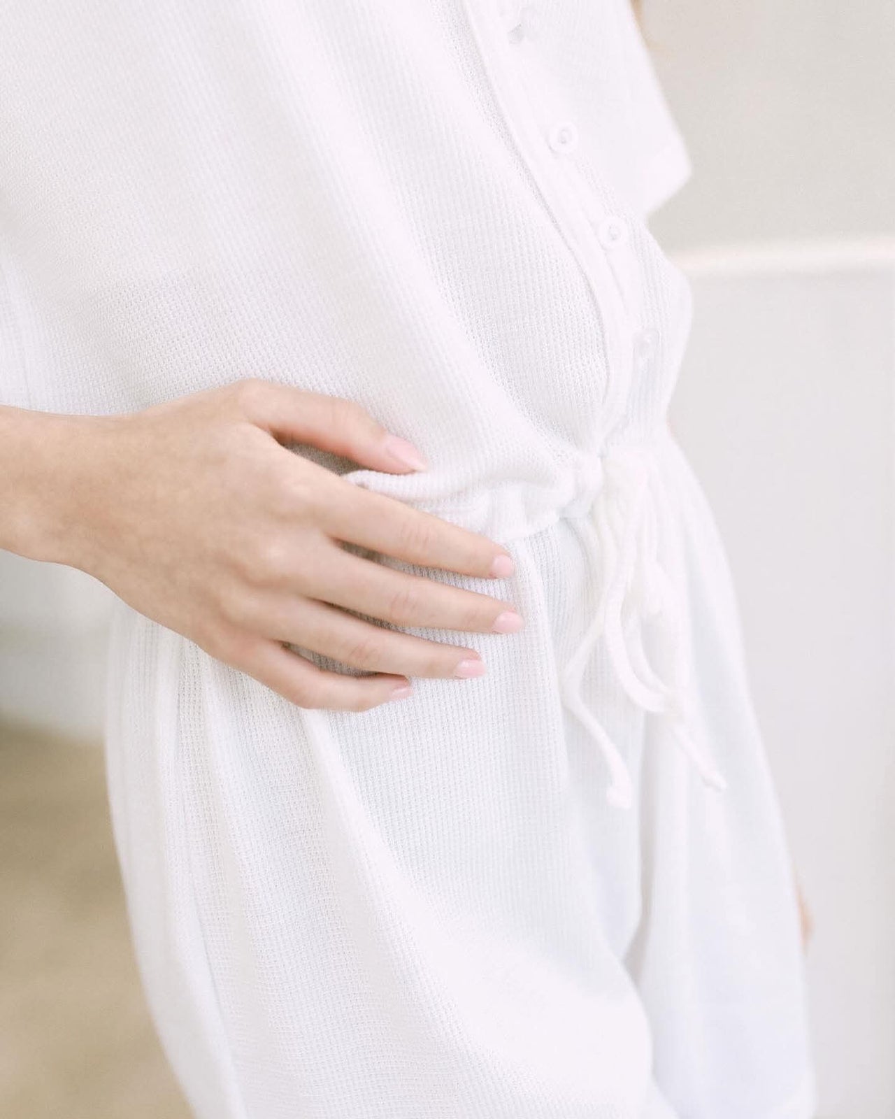 Eternal Spring - Mommy White Romper