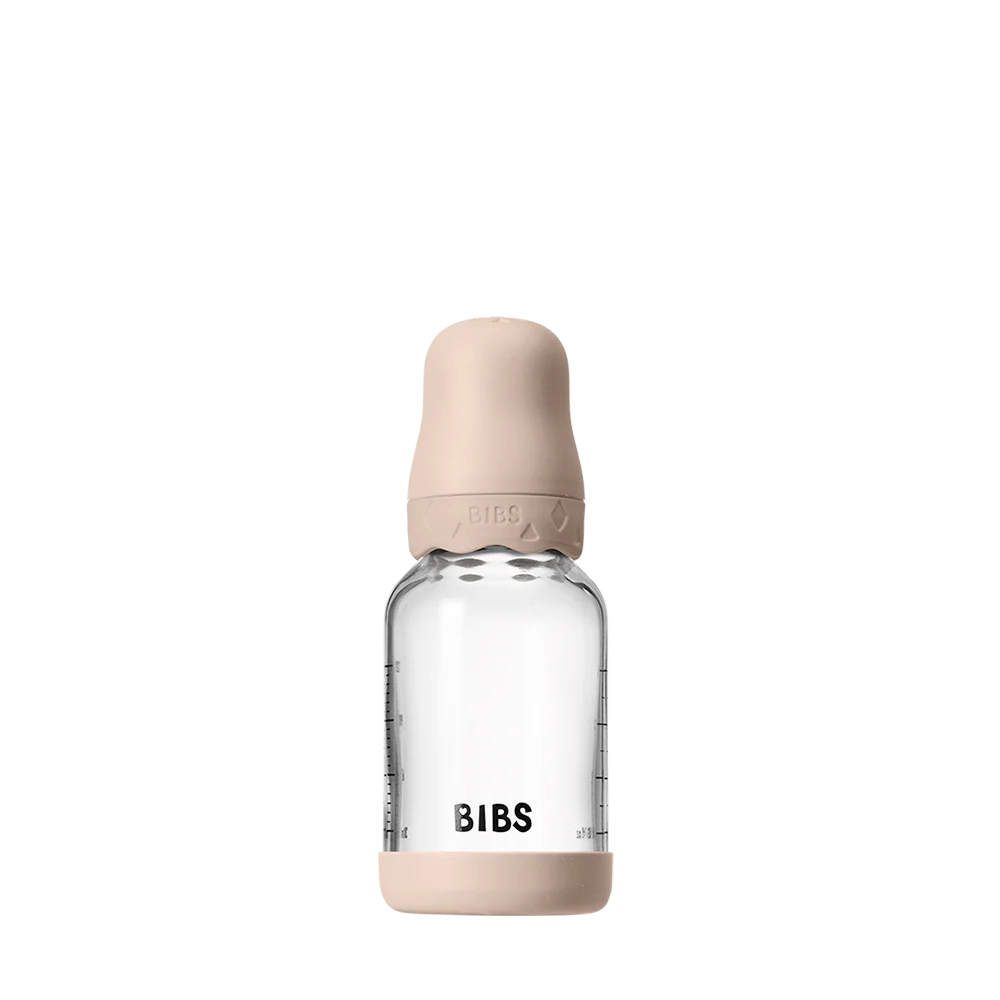 BIBS Boheme Glass Baby Bottle 120ml - Latex