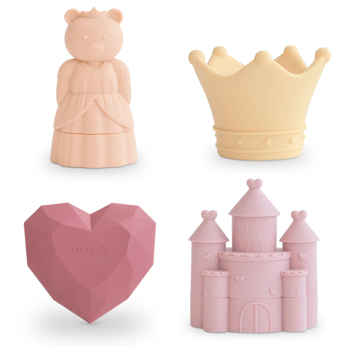 Mushie Bath Play Set 4P - Princess