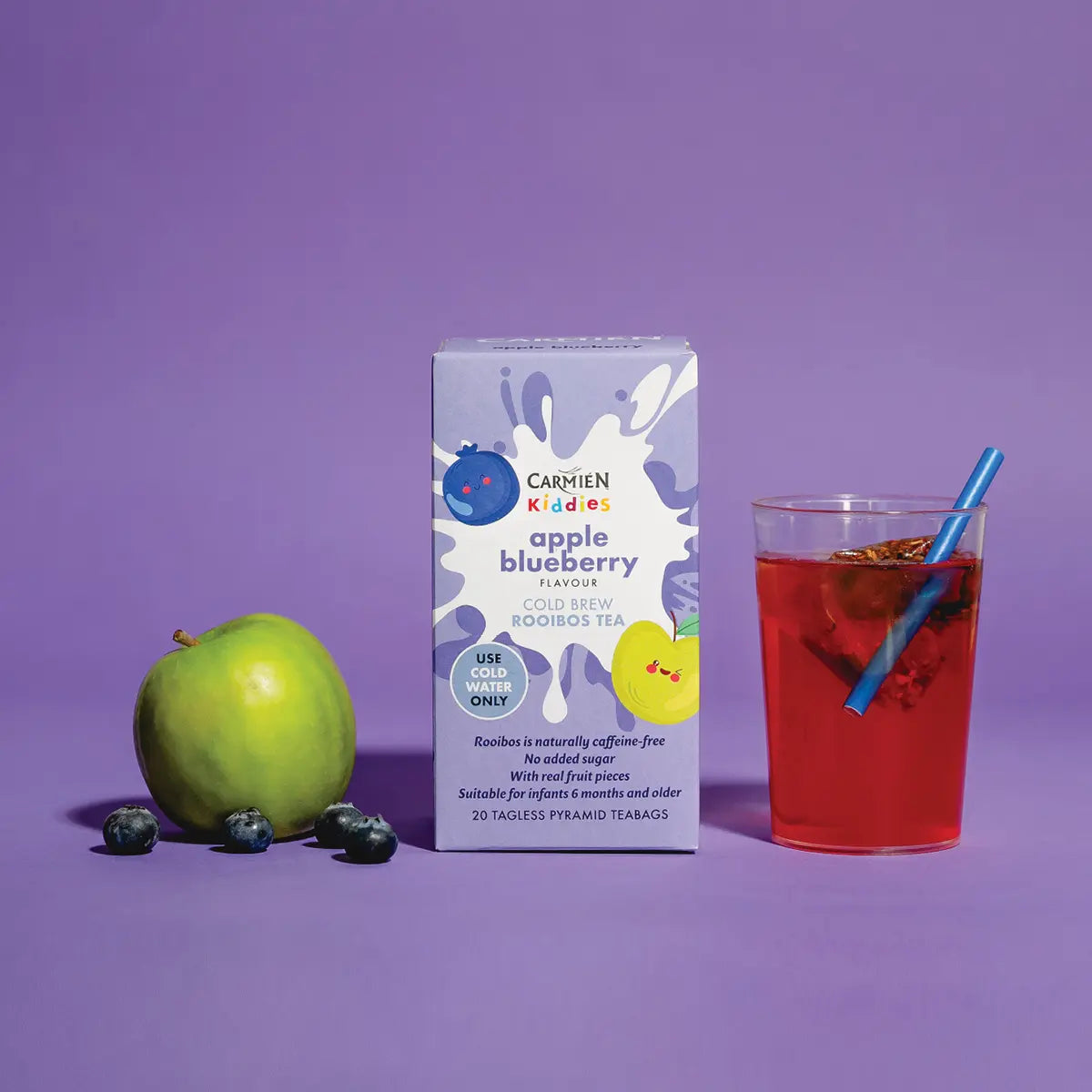 Carmien - Kiddies Apple Blueberry Cold Brew Tea Envelopes