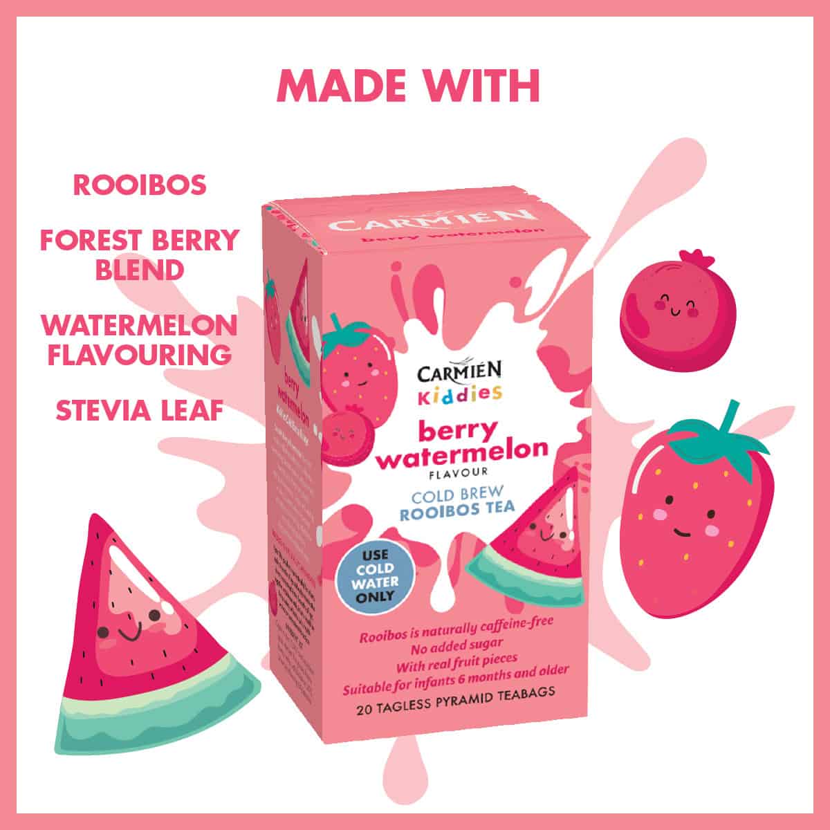 Carmien Berry Watermelon Kiddies Cold Brew Tea